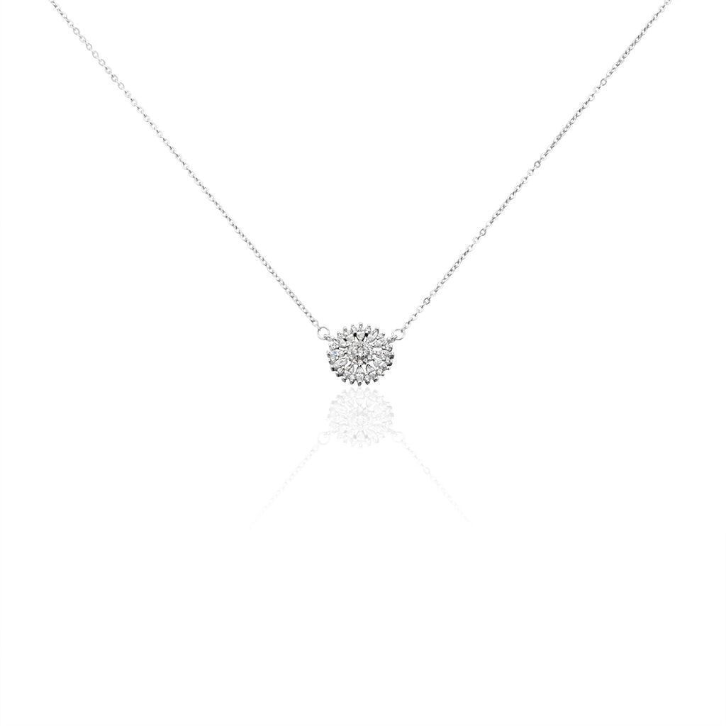 Collier Hyelana Argent Blanc Oxyde De Zirconium - Colliers fantaisie Femme | Histoire d&rsquo;Or