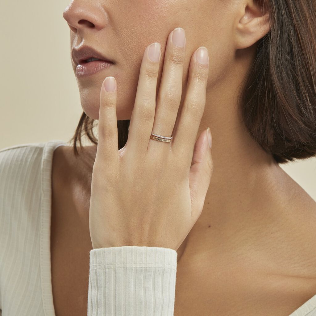 Bague Belinda Or Jaune Diamant - Bagues avec pierre Femme | Histoire d’Or