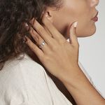 Alliance Sidaine Ruban Plat Or Blanc - Alliances Famille | Histoire d&rsquo;Or