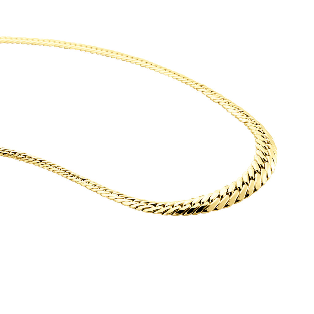 Collier Or Jaune Izel Maille Anglaise - Chaines Femme | Histoire d’Or