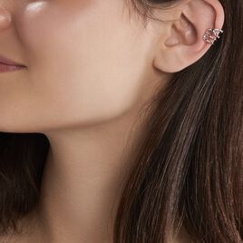 Bague D'oreille Unitaire Pancho Argent Blanc Oxyde - Boucles d'oreilles fantaisie Femme | Histoire d’Or