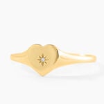 Chevali&egrave;re Dulcibella Or Jaune Diamant - Bagues solitaires Femme | Histoire d&rsquo;Or