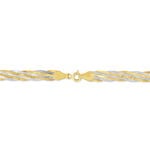 Bracelet Jasmin Tresse Or Bicolore - Bracelets Femme | Histoire d&rsquo;Or