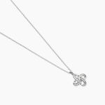 Collier Leonille Or Blanc Diamant - Colliers Femme | Histoire d&rsquo;Or