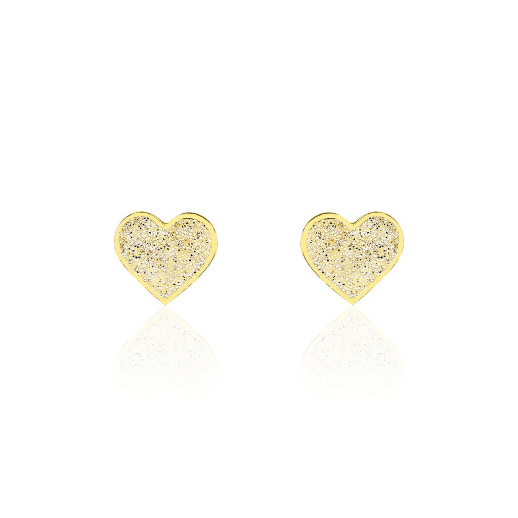 Boucles D'oreilles Puces Marta Or Jaune - Clous d'oreilles Femme | Histoire d’Or