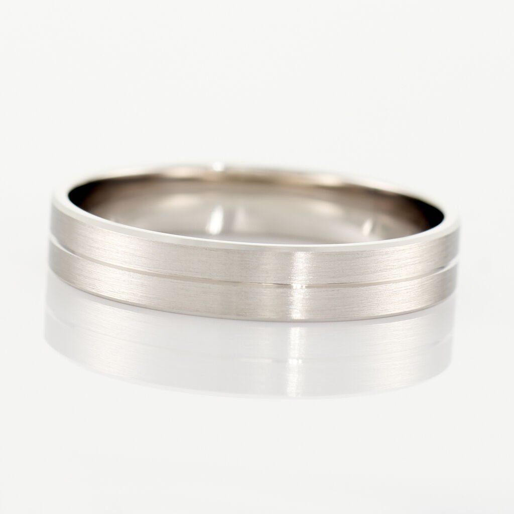 Alliance Roberto Ruban Plat Palladium Blanc - Alliances Famille | Histoire d’Or