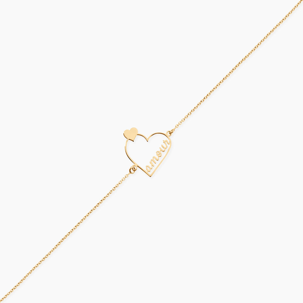 Bracelet Or Jaune Linaire - F&ecirc;te des m&egrave;res Femme | Histoire d&rsquo;Or