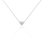 Collier Samia Argent Blanc Oxyde De Zirconium - Colliers fantaisie Femme | Histoire d&rsquo;Or