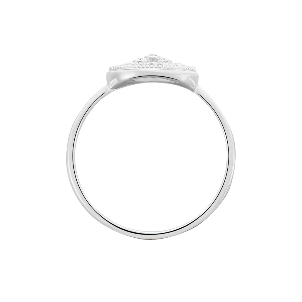 Bague Elfidiane Or Blanc Diamant - Bagues avec pierre Femme | Histoire d’Or