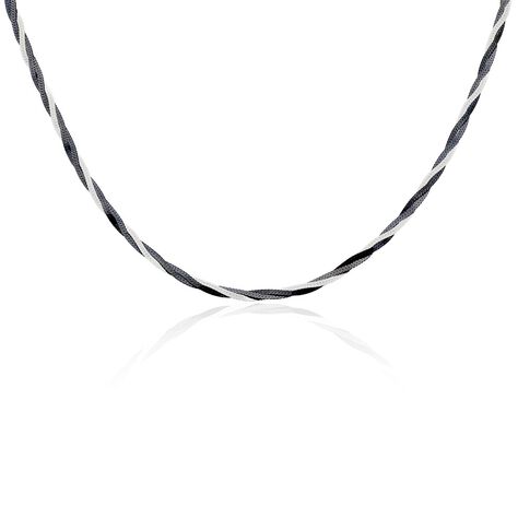 Collier Ehud Argent Bicolore - Chaines Femme | Histoire d’Or
