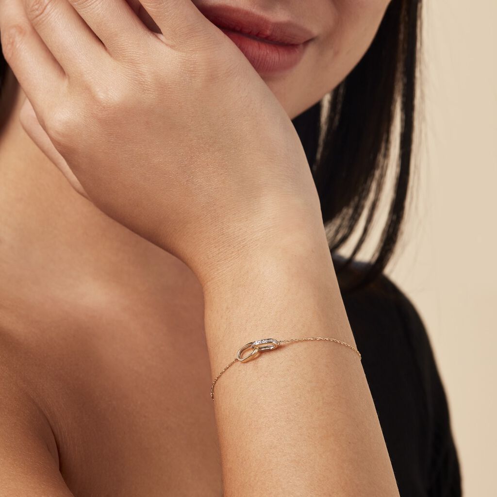 Bracelet Molana Or Jaune Diamant - Bracelets Femme | Histoire d’Or