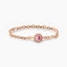 Bague Chaine Rio Selaron Argent Rose Oxyde De Zirconium - Bagues solitaires Femme | Histoire d’Or