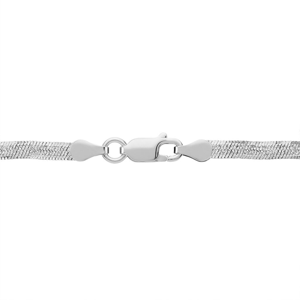 Collier Leonte Argent Blanc - Chaines Femme | Histoire d&rsquo;Or