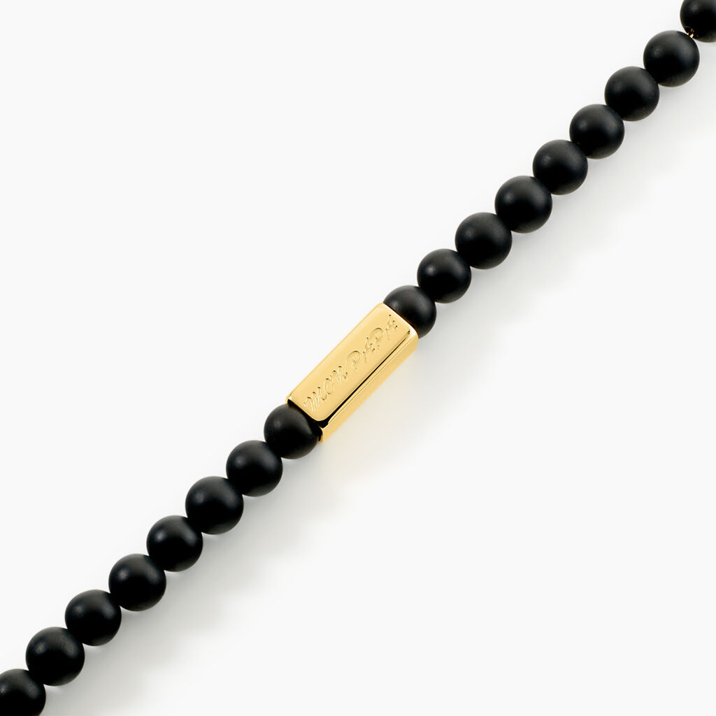 Bracelet Rolph Acier Blanc - F&ecirc;te des p&egrave;res Homme | Histoire d&rsquo;Or