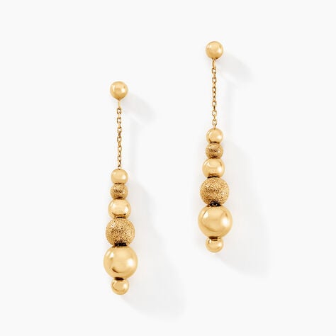 Boucles D'oreilles Pendantes Brooks Or Jaune - Boucles d'oreilles pendantes Femme | Histoire d&rsquo;Or