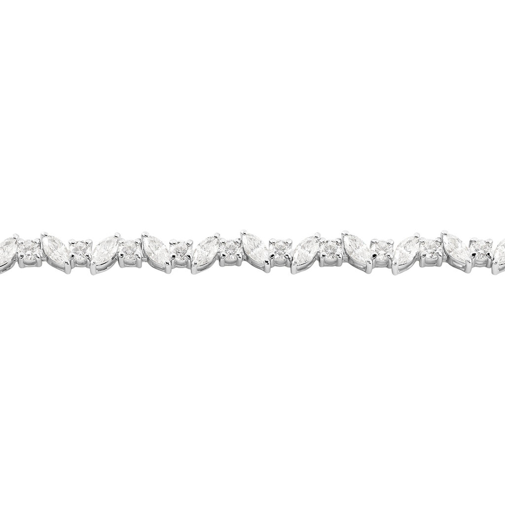 Bracelet Riviere Argent Blanc Shiny Nights Oxyde De Zirconium - Bracelets Femme | Histoire d’Or