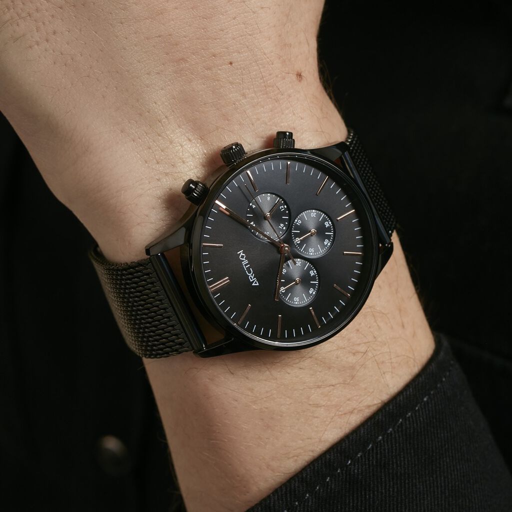 Montre Arctik Escale Noir - Montres Homme | Histoire d’Or