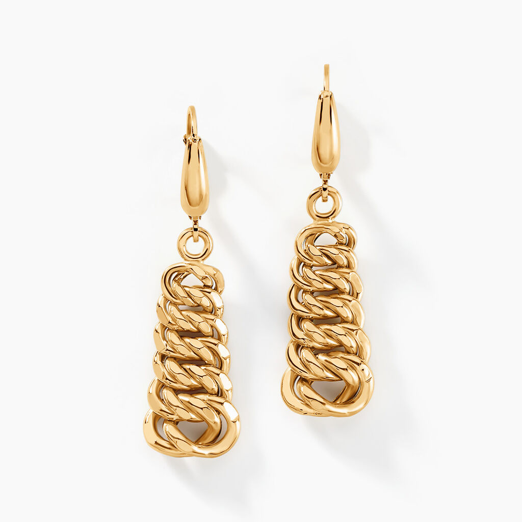 Boucles D'oreilles Pendantes Jimmy Or Jaune - Boucles d'oreilles pendantes Femme | Histoire d’Or