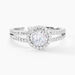 Bague Solitaire Titemae Argent Blanc Oxyde De Zirconium - Bagues solitaires Femme | Histoire d’Or