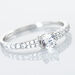 Bague Solitaire Francoise-marie Or Blanc Oxyde De Zirconium - Bagues solitaires Femme | Histoire d’Or