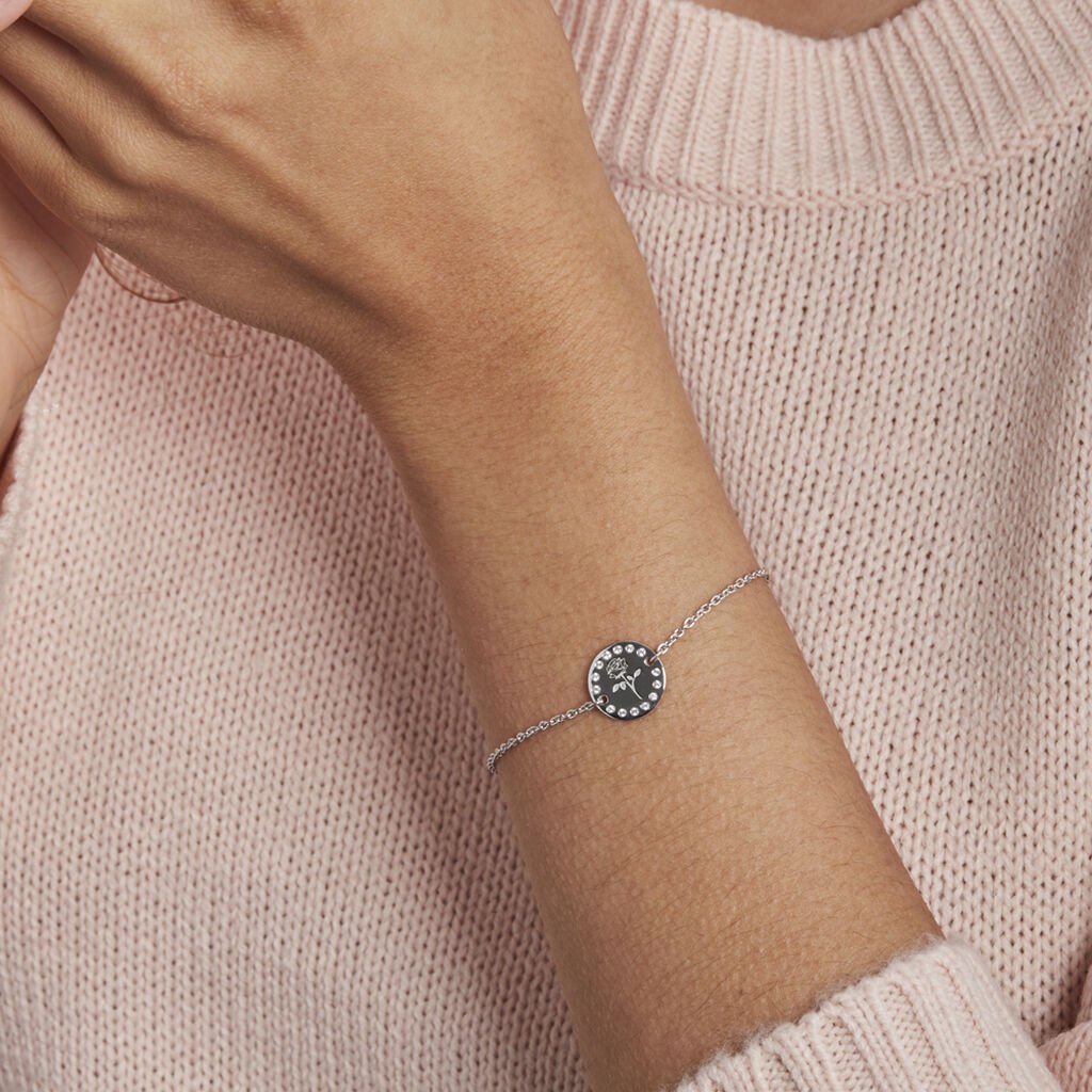 Bracelet Leonello Argent Oxydes De Zirconium - Bracelets Femme | Histoire d’Or