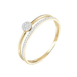 Bague Maellys Or Jaune Diamant - Bagues solitaires Femme | Histoire d’Or
