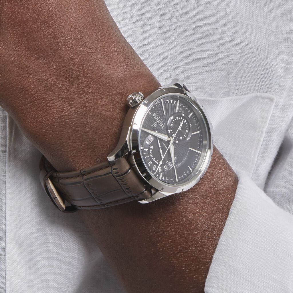 Montre Festina Retro Noir - Montres Homme | Histoire d’Or