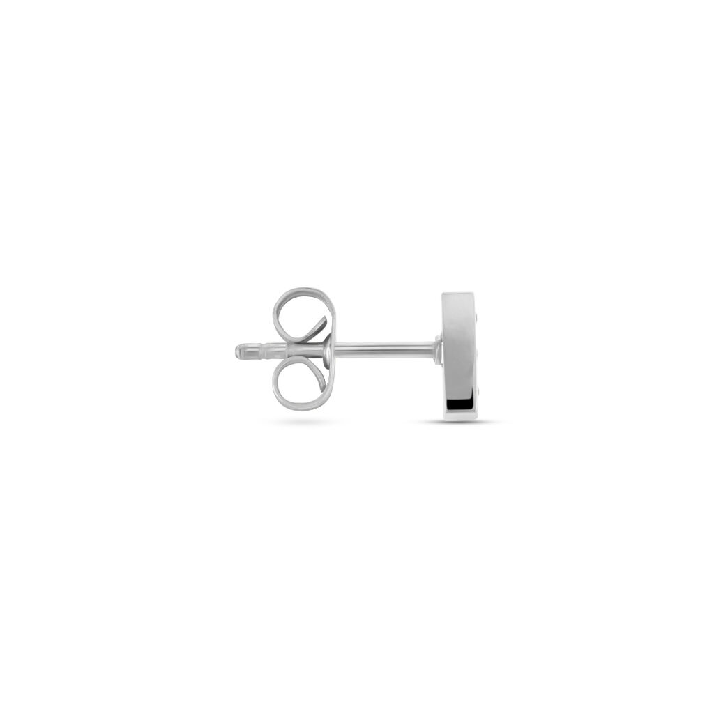 Boucle D'oreille Puce Unitaire Acier Blanc Et Plaqué Or Anson - Boucles d'oreilles fantaisie Homme | Histoire d’Or