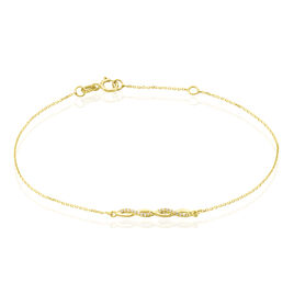 Bracelet Carolyne Or Jaune Oxyde De Zirconium - Bracelets Femme | Histoire d’Or