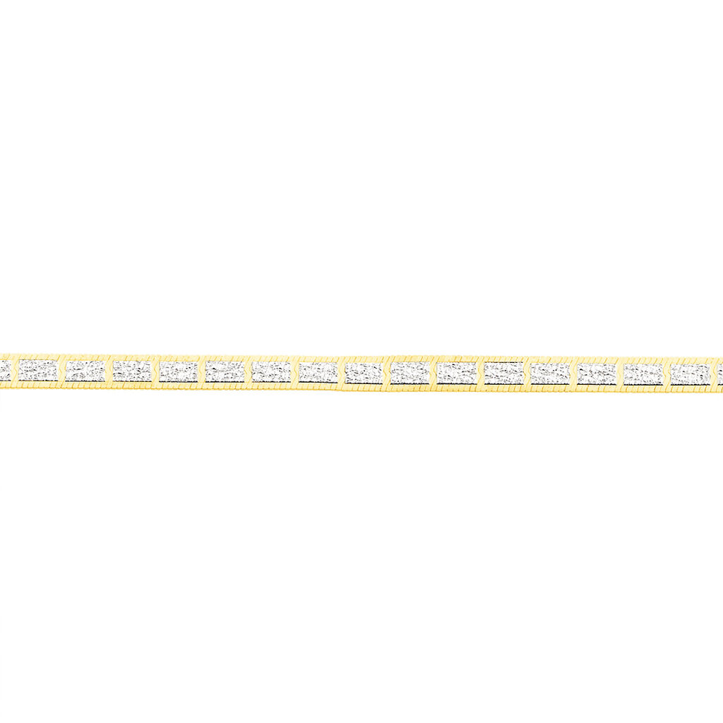 Bracelet Nuriaae Argent Jaune - Bracelets chaîne Femme | Histoire d’Or