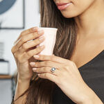 Bague Solitaire Aliou Argent Blanc Oxyde De Zirconium - Bagues solitaires Femme | Histoire d&rsquo;Or