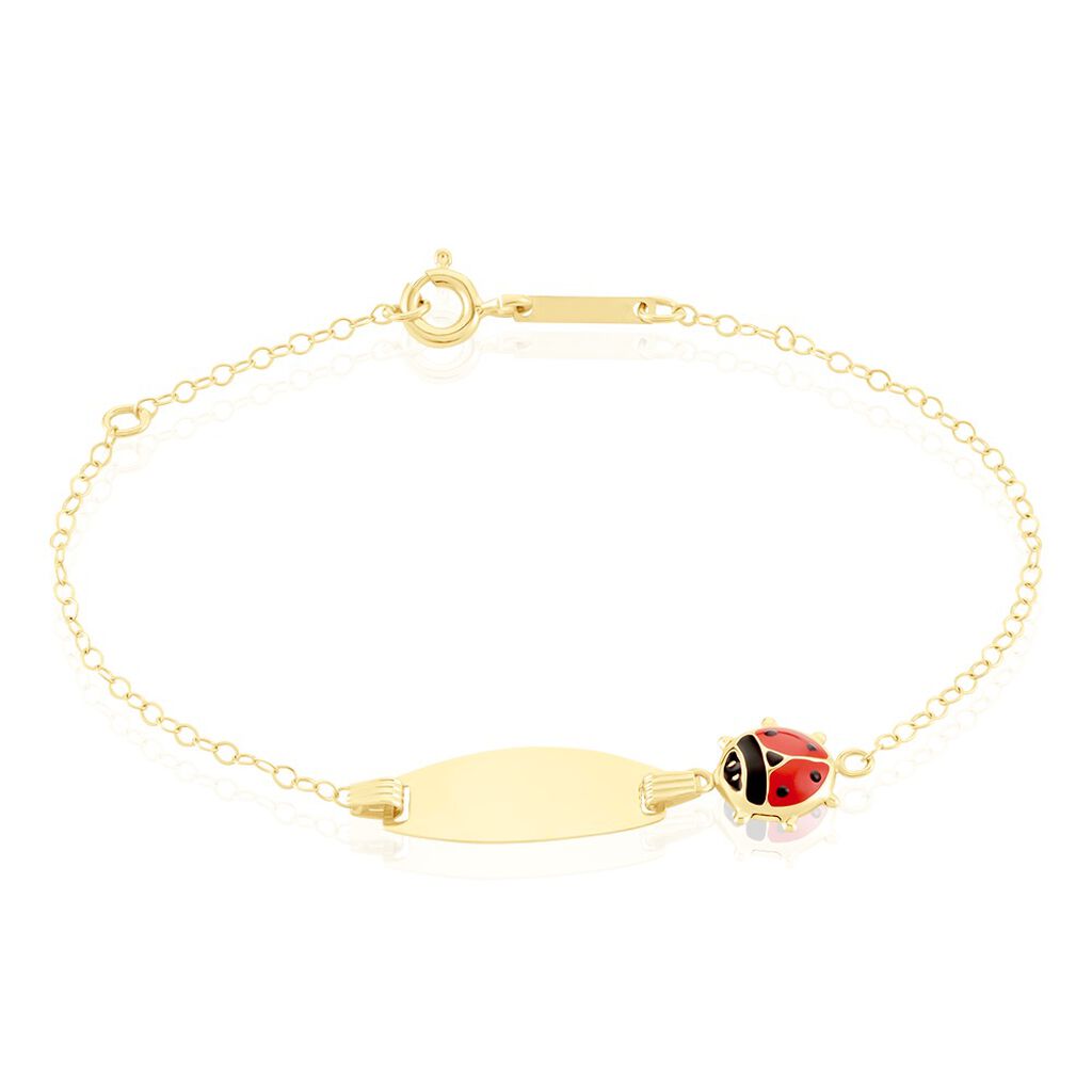 Bracelet Identité Gaspardine Maille Forçat Or Jaune - Bracelets Communion Enfant | Histoire d’Or