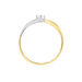 Bague Solitaire Francienne Or Bicolore Diamant - Bagues solitaires Femme | Histoire d’Or