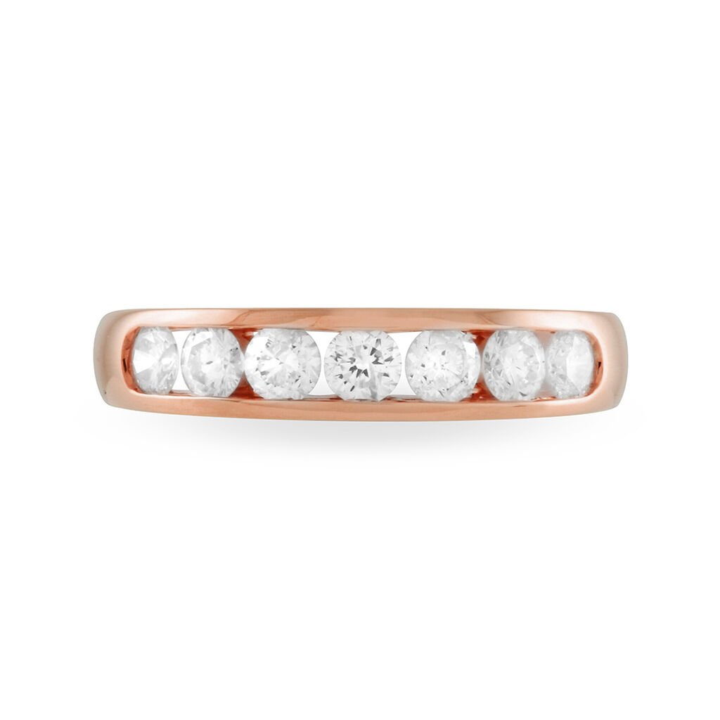 Alliance Giulia Or Rose Diamant - Alliances Femme | Histoire d&rsquo;Or