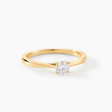 Bague Solitaire One Or Jaune Diamant - Bagues solitaires Femme | Histoire d&rsquo;Or