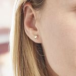 Boucles D'oreilles Puces Berangere Cercle 4 Or Jaune - Clous d'oreilles Femme | Histoire d&rsquo;Or