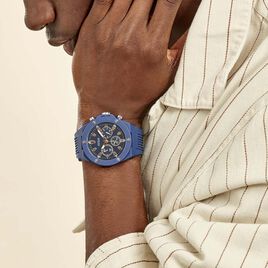 Montre Guess Poseidon Polycarbonate Bleu - Montres Homme | Histoire d’Or