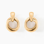 Boucles D'oreilles Pendantes Plaqu&eacute; Or Jaune Alfonsina - Boucles d'oreilles pendantes Femme | Histoire d&rsquo;Or