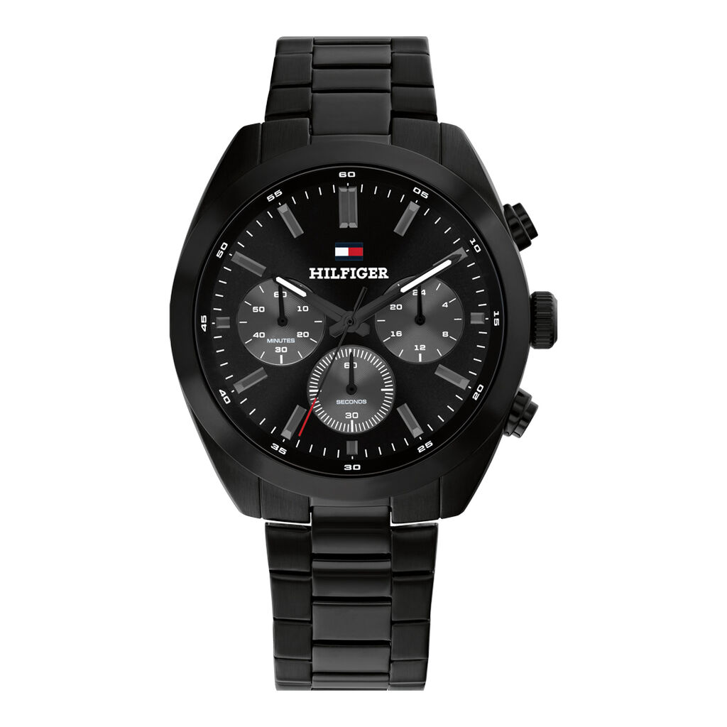 Montre Tommy Hilfiger Hudson Noir - Nouveautés Homme | Histoire d’Or