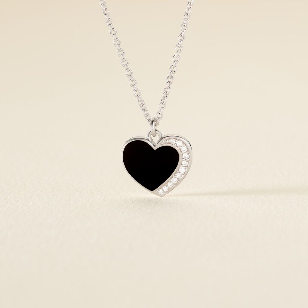 Collier Argent Leonilo Oxydes De Zirconium - Colliers fantaisie Femme | Histoire d’Or
