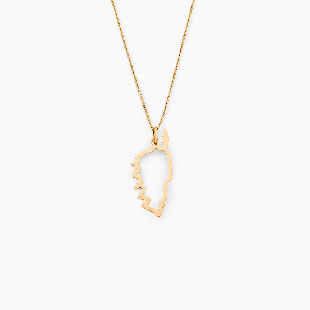 Pendentif Corsica Or Jaune - Pendentifs Famille | Histoire d’Or