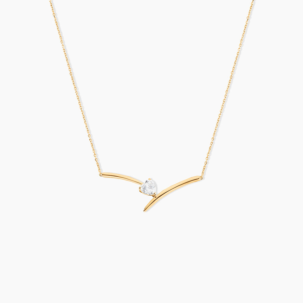 Collier Valeriana Or Jaune Oxyde De Zirconium - Colliers Femme | Histoire d’Or