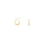 Cr&eacute;oles Or Jaune Anaitz - Boucles d'oreilles cr&eacute;oles Femme | Histoire d&rsquo;Or