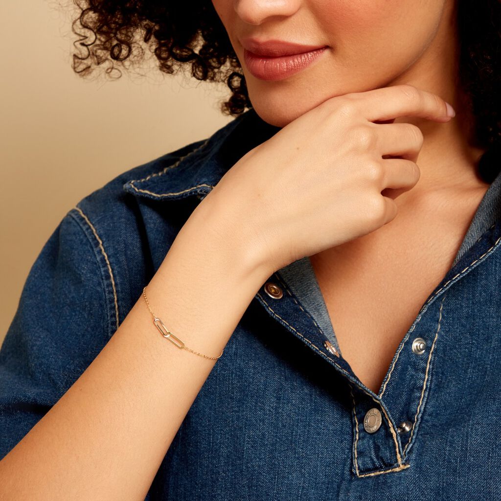 Bracelet Link Or Jaune - Bracelets Femme | Histoire d’Or