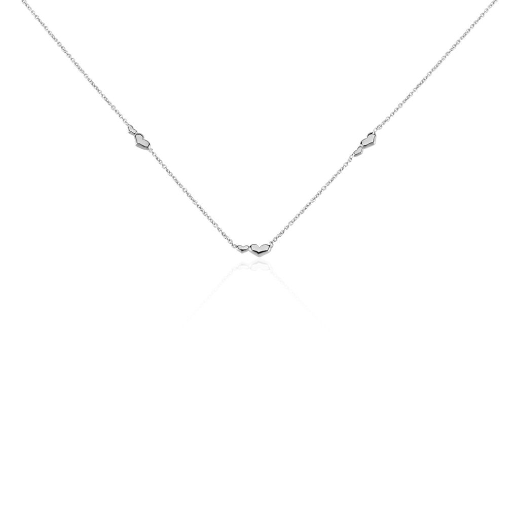 Collier Astria Argent Blanc - Colliers fantaisie Femme | Histoire d’Or