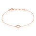 Bracelet Phanie Argent Rose Oxyde De Zirconium - Bracelets Coeur Femme | Histoire d’Or