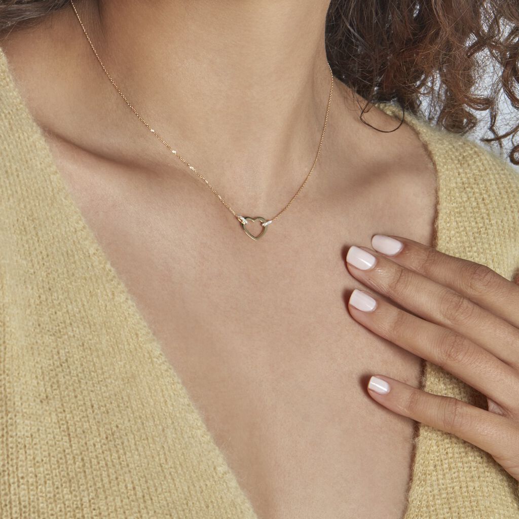 Collier Or Jaune Ajuga - Colliers Femme | Histoire d’Or