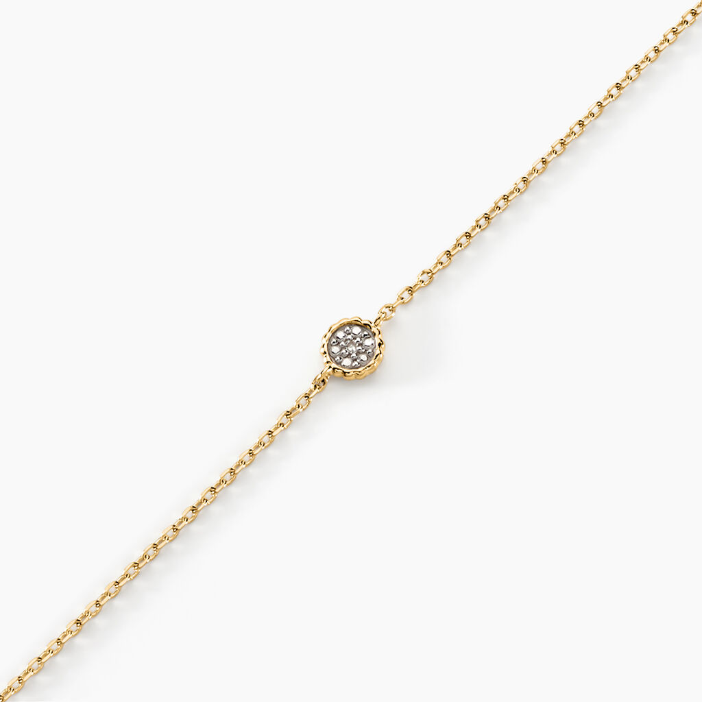 Bracelet Mon Premier Diamant Or Jaune Diamant - Bracelets Femme | Histoire d&rsquo;Or