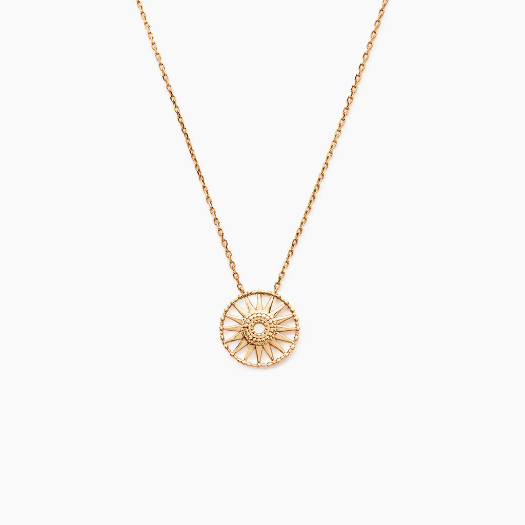 Collier Rosae Plaque Or Jaune - Colliers Femme | Histoire d’Or