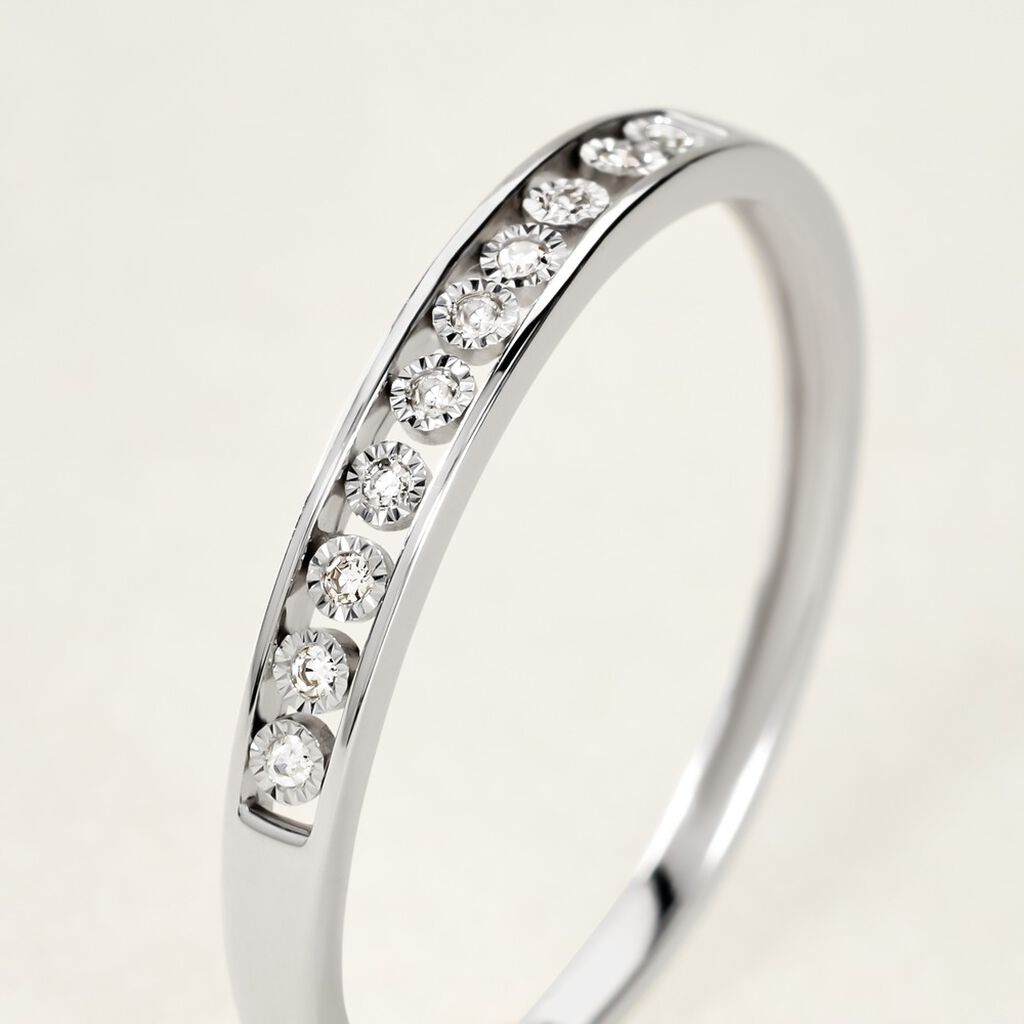 Bague Cherrlinna Or Blanc Diamant - Bagues avec pierre Femme | Histoire d’Or